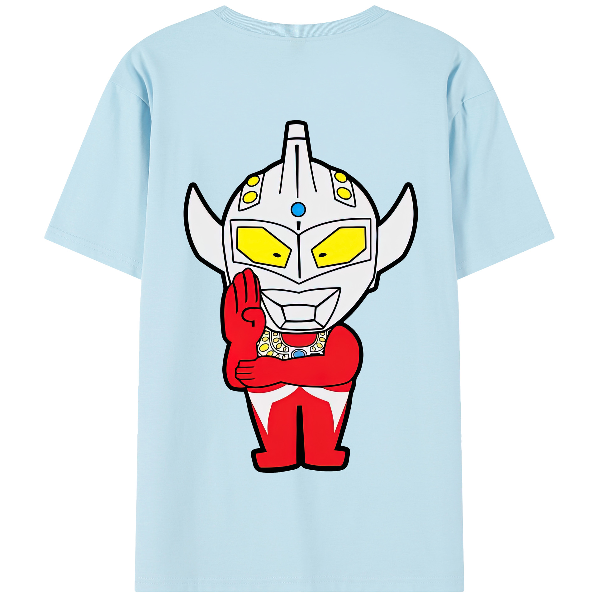 （画像用） ウルトラマン Ultraman 綿100％半袖Tシャツ（背面プリント）
